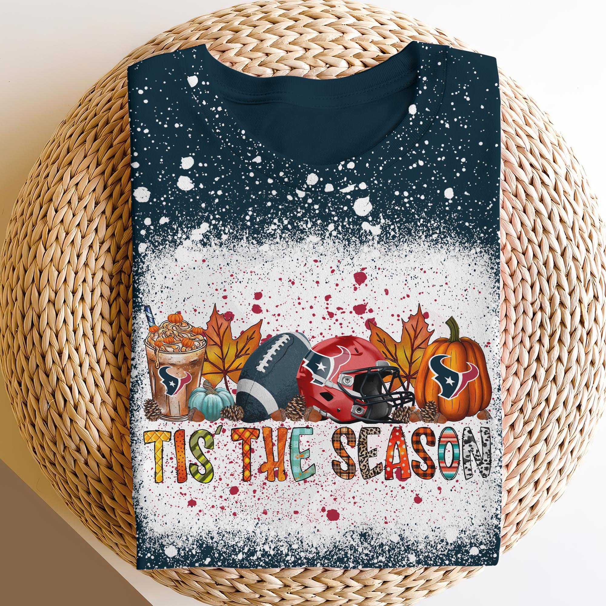 Houston Texans 3D Shirts, Tis The Season Shirts, Sport Shirts For Fan ETRG-51799